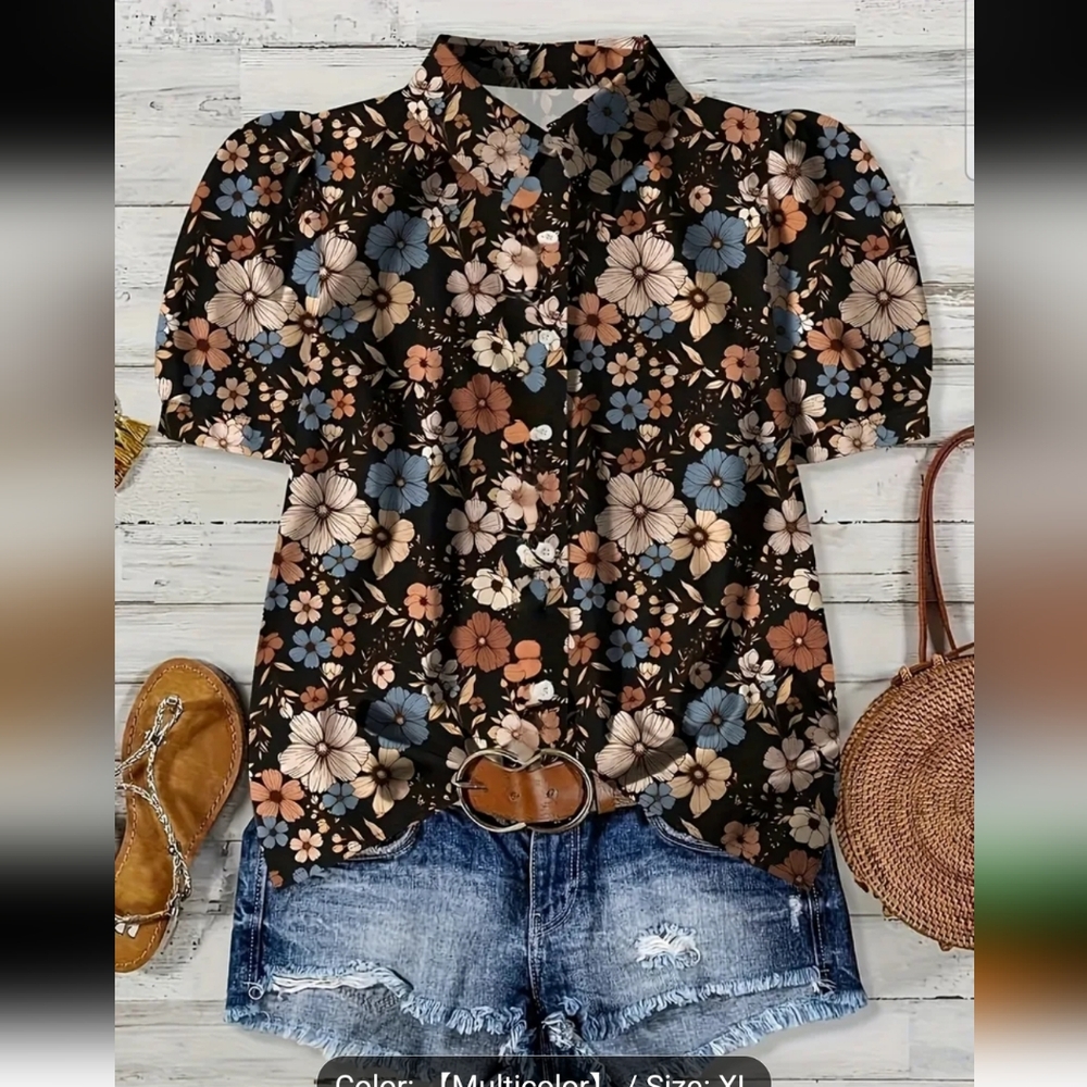 Floral Women Shirt